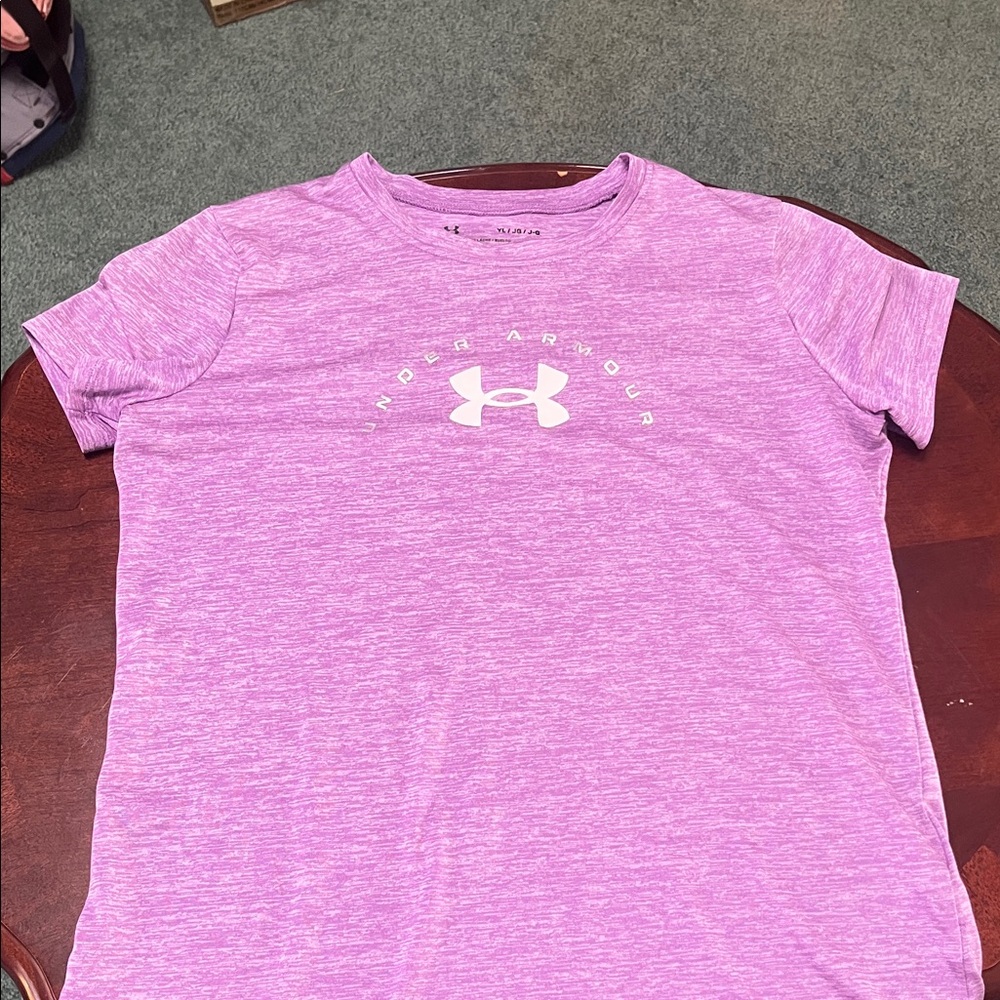 Under Armour Kids Lavender Tee